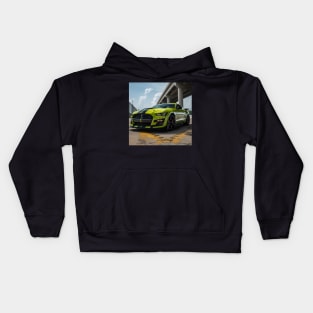 Shelby GT500 Grabber Green Kids Hoodie